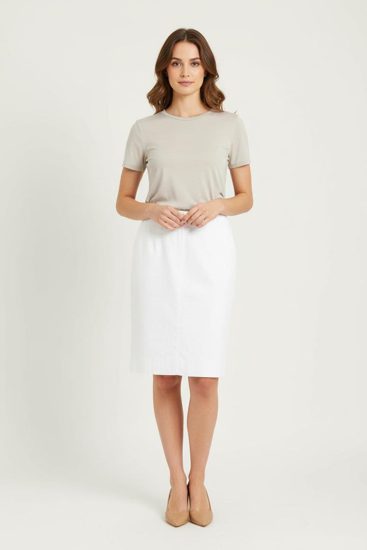 Jupe Courte Blanche - Taille XL/42 de la marque Gerard Darel | PARAD81089 - Vendu par Paradigme - Image 1