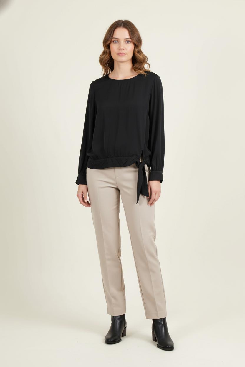 Blouse Noire - Taille XXL/44 de la marque La Fée Maraboutée | PARAD81099 - Vendu par Paradigme - Image 1