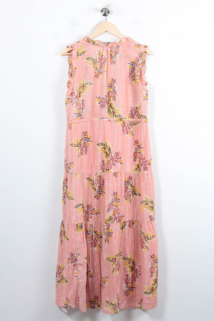 Robe Longue Rose et Jaune - Taille L/40 de la marque Caroll | PARAD81100 - Vendu par Paradigme - Image 4