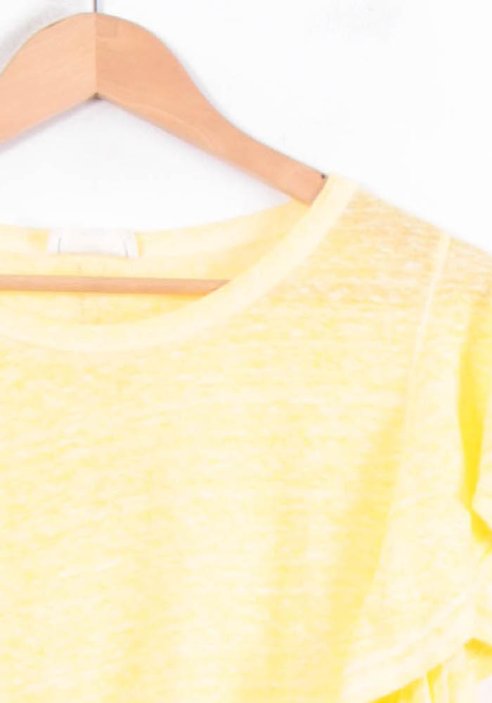 Tee-shirt Jaune - Taille M/38 de la marque Maison 123 | PARAD81103 - Vendu par Paradigme - Image 3