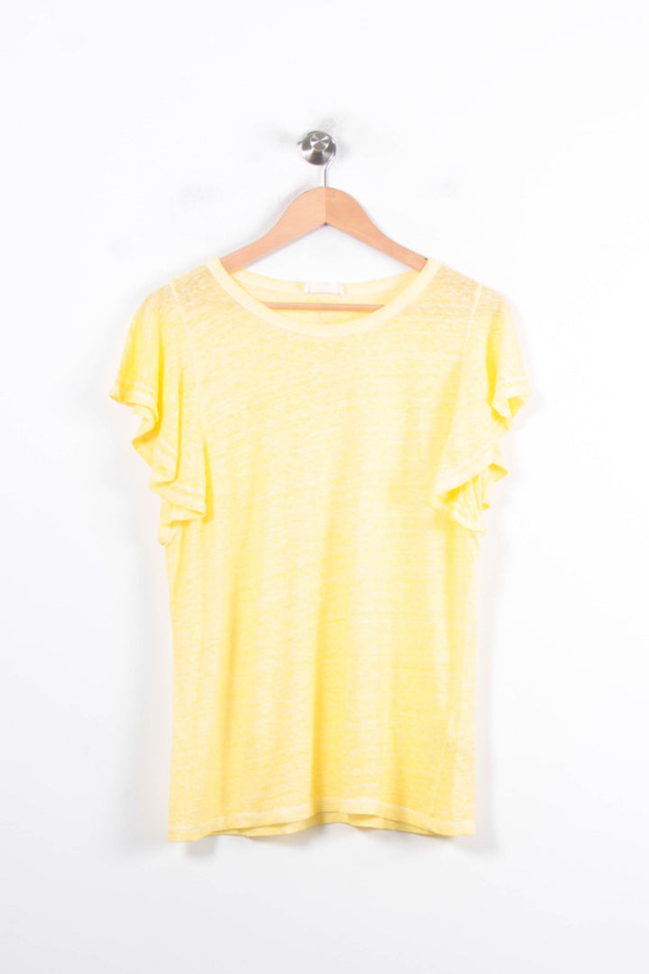 Tee-shirt Jaune - Taille M/38 de la marque Maison 123 | PARAD81103 - Vendu par Paradigme - Image 2