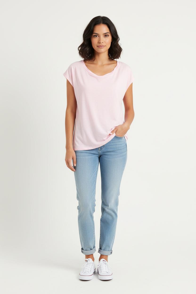 Tee-shirt Rose - Taille M/38 de la marque Maison 123 | PARAD81104 - Vendu par Paradigme - Image 1