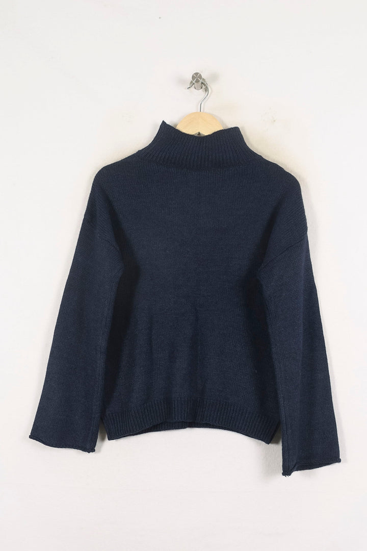 Pull Bleu - Taille S/36 de la marque La Fée Maraboutée | PARAD81109 - Vendu par Paradigme - Image 4