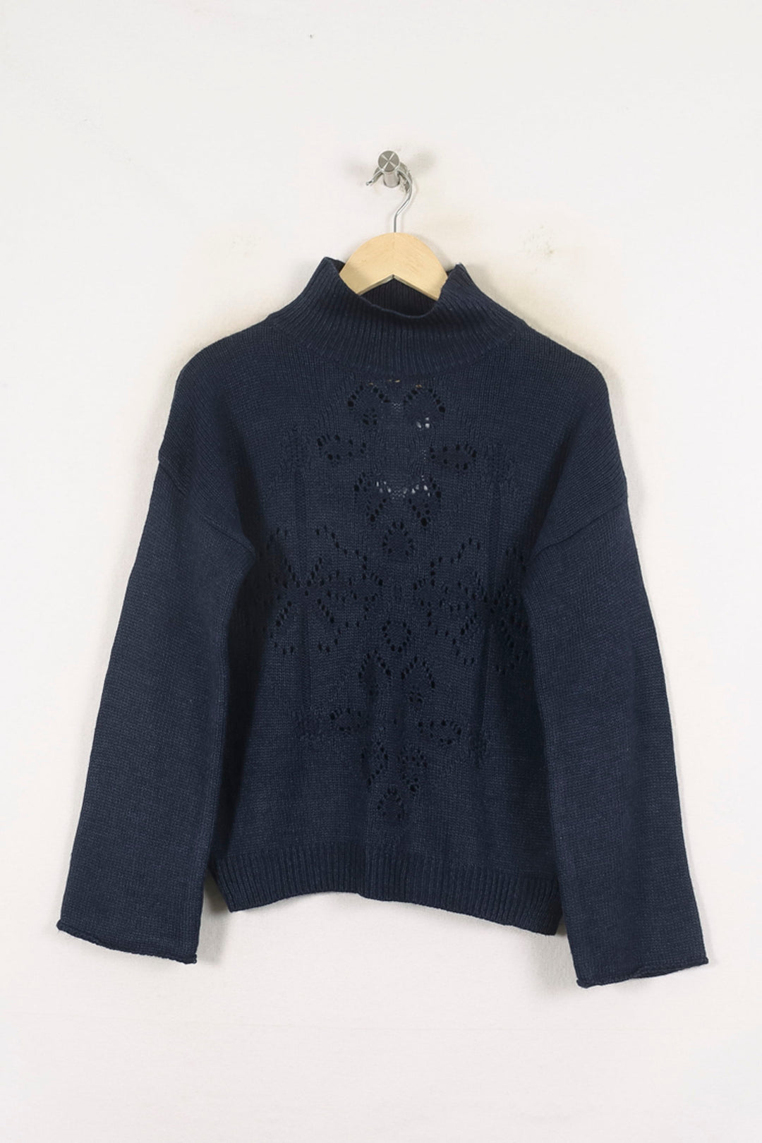 Pull Bleu - Taille S/36 de la marque La Fée Maraboutée | PARAD81109 - Vendu par Paradigme - Image 2