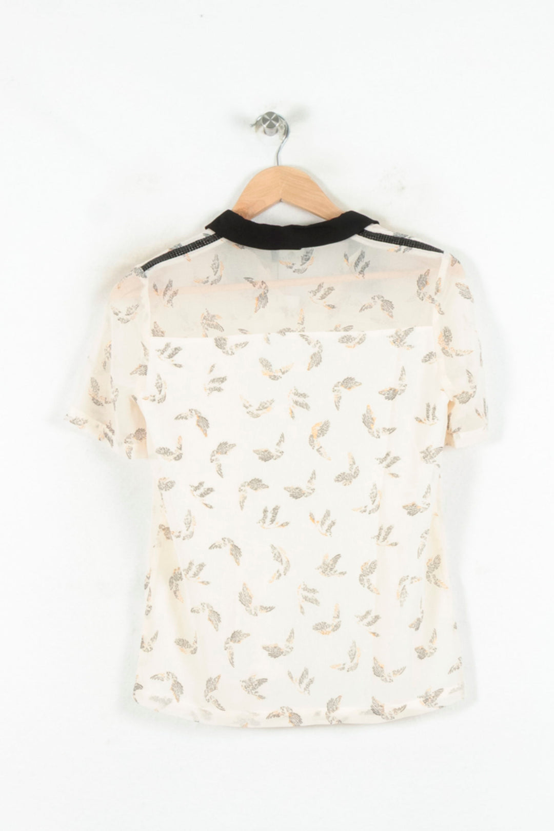 Chemisier Beige et Noir - Taille XS/34 de la marque One Step | PARAD81112 - Vendu par Paradigme - Image 4