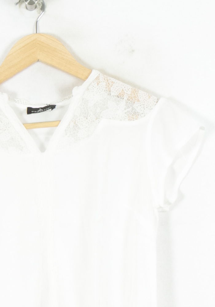 T-shirt Blanc - Taille XS/34 de la marque One Step | PARAD81113 - Vendu par Paradigme - Image 3