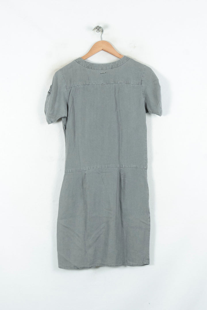 Robe Chemise Grise - Taille XS/34 de la marque One Step | PARAD81119 - Vendu par Paradigme - Image 4