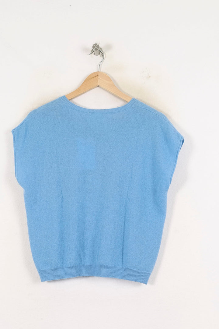 Débardeur Bleu - Taille S/36 de la marque Absolut Cashmere | PARAD81121 - Vendu par Paradigme - Image 4