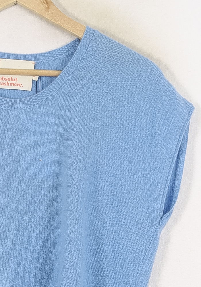 Débardeur Bleu - Taille S/36 de la marque Absolut Cashmere | PARAD81121 - Vendu par Paradigme - Image 3