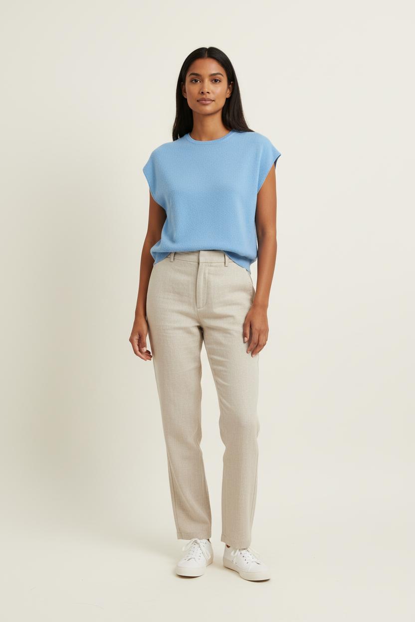 Débardeur Bleu - Taille S/36 de la marque Absolut Cashmere | PARAD81121 - Vendu par Paradigme - Image 1
