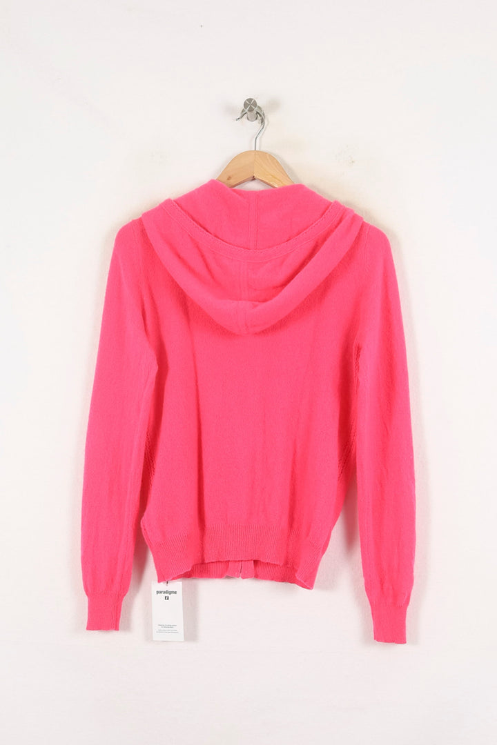 Gilet à Capuche Rose - Taille M/38 de la marque Absolut Cashmere | PARAD81122 - Vendu par Paradigme - Image 4