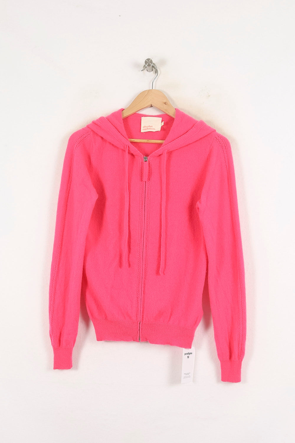 Gilet à Capuche Rose - Taille M/38 de la marque Absolut Cashmere | PARAD81122 - Vendu par Paradigme - Image 2
