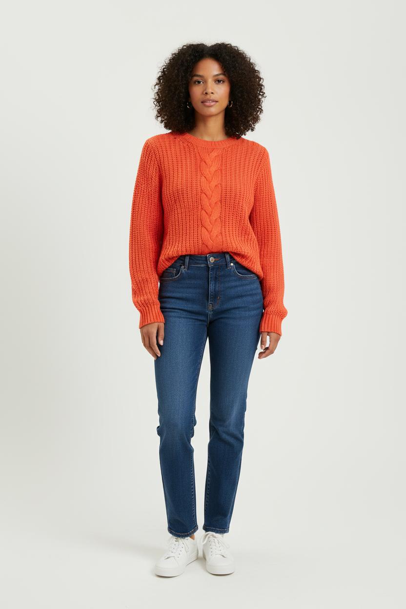Pull Orange - Taille XXS/32 de la marque Sézane | PARAD81139 - Vendu par Paradigme - Image 1