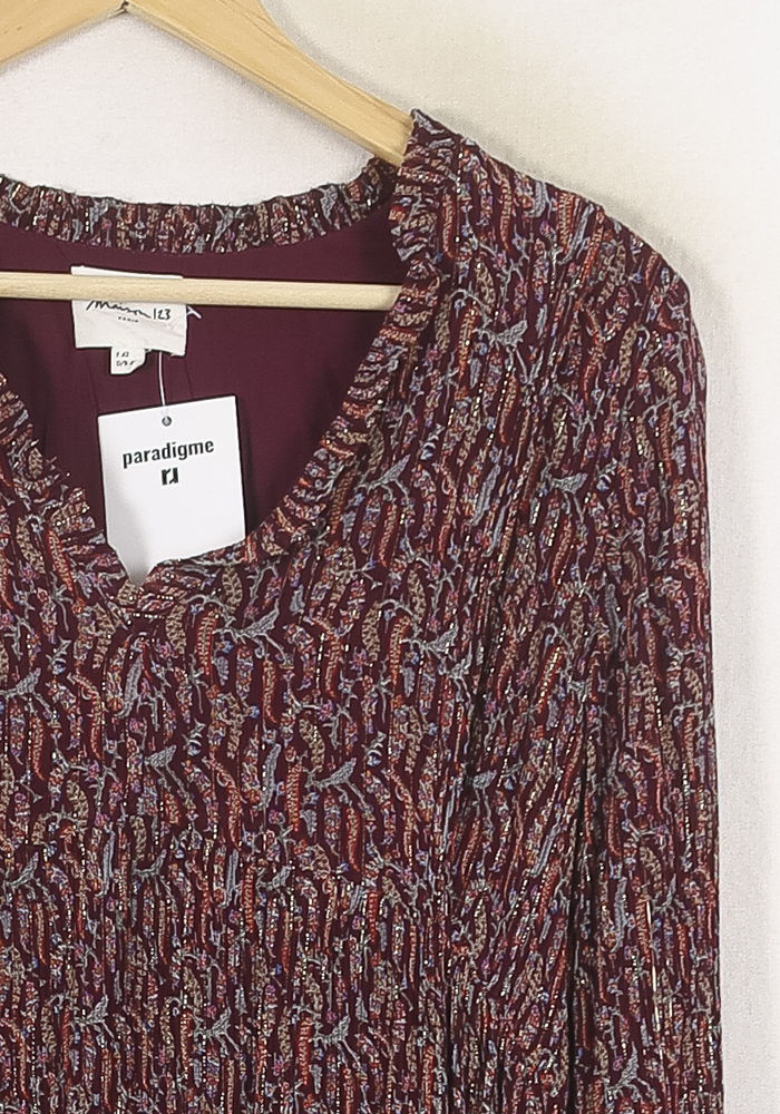 Robe Courte Multicolore - Taille XL/42 de la marque Maison 123 | PARAD81144 - Vendu par Paradigme - Image 3