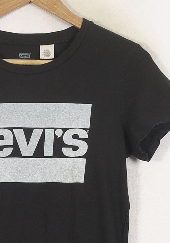 Tee-shirt Noir et Gris - Taille XS/34 de la marque Levi's | PARAD81152 - Vendu par Paradigme - Image 3
