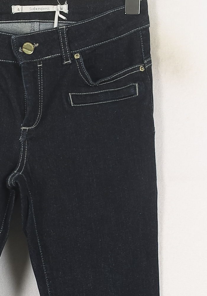 Jean Skinny Bleu - Taille M/38 de la marque Sud express | PARAD81156 - Vendu par Paradigme - Image 3