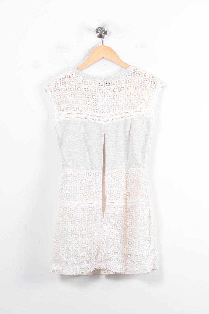 Robe Courte Beige - Taille S/36 de la marque Paul & Joe Sister | PARAD81164 - Vendu par Paradigme - Image 4