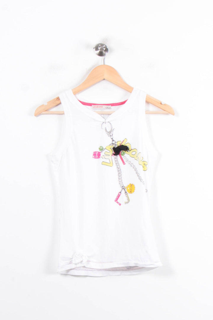 Débardeur Blanc - Taille XS/34 de la marque Liu Jo | PARAD81165 - Vendu par Paradigme - Image 2