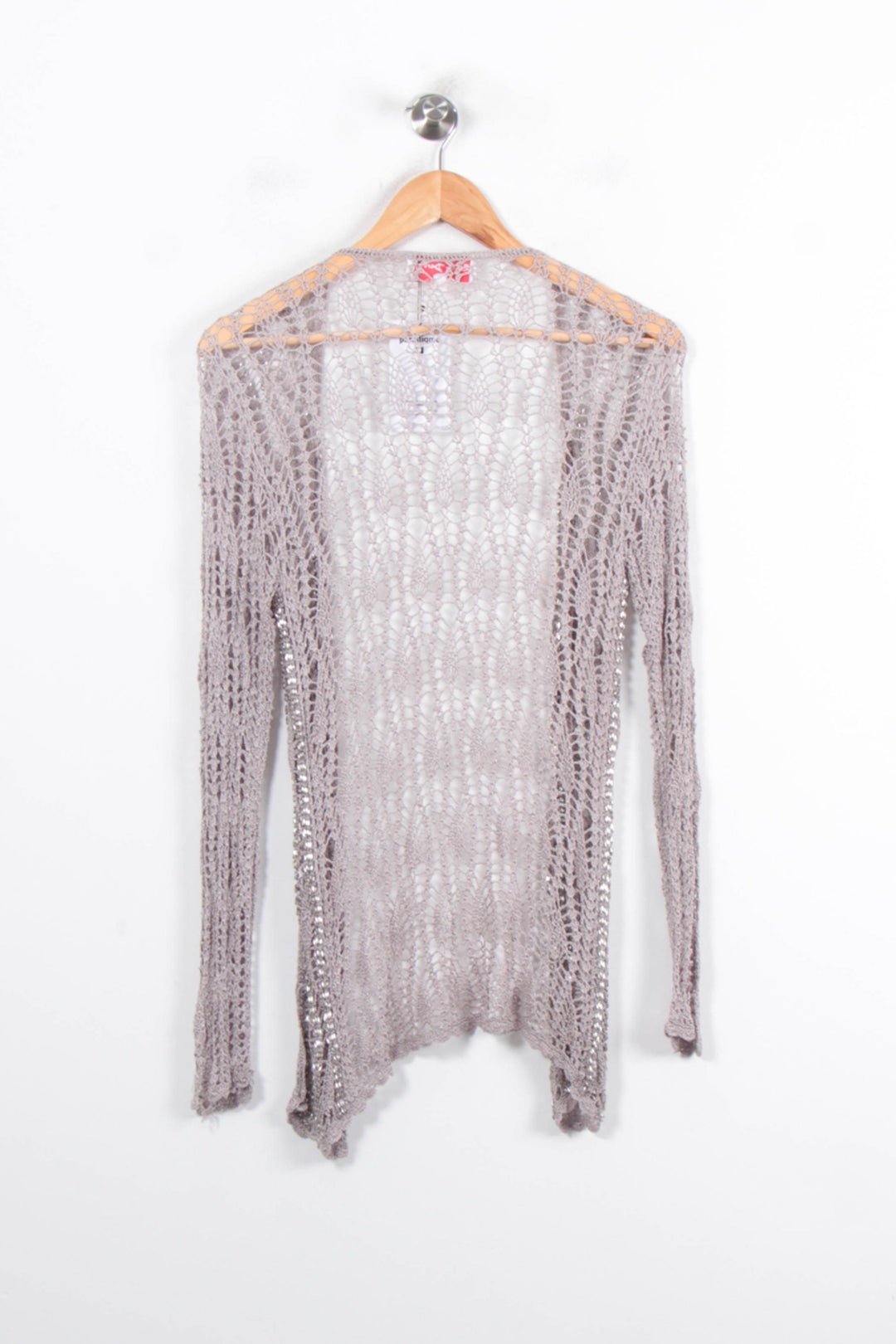 Cardigan Gris - Taille S/36 de la marque Derhy | PARAD81166 - Vendu par Paradigme - Image 4