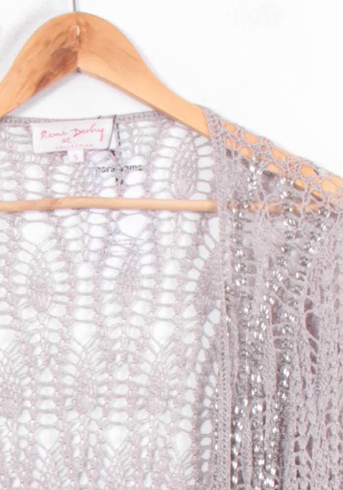 Cardigan Gris - Taille S/36 de la marque Derhy | PARAD81166 - Vendu par Paradigme - Image 3