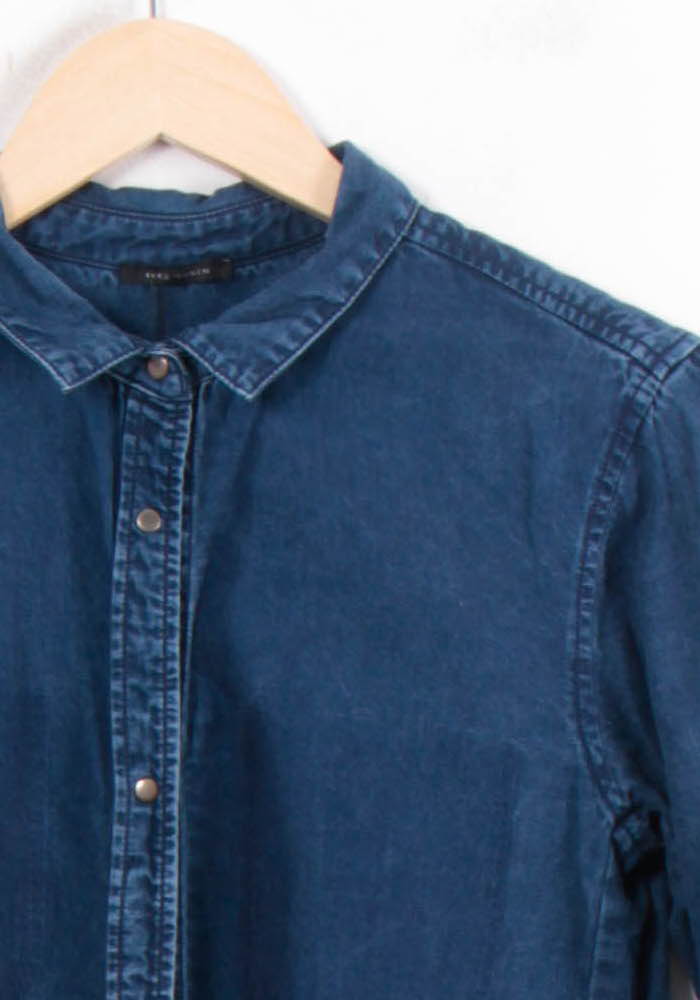 Chemise en Jean Bleue - Taille XS/34 de la marque IKKS | PARAD81168 - Vendu par Paradigme - Image 3