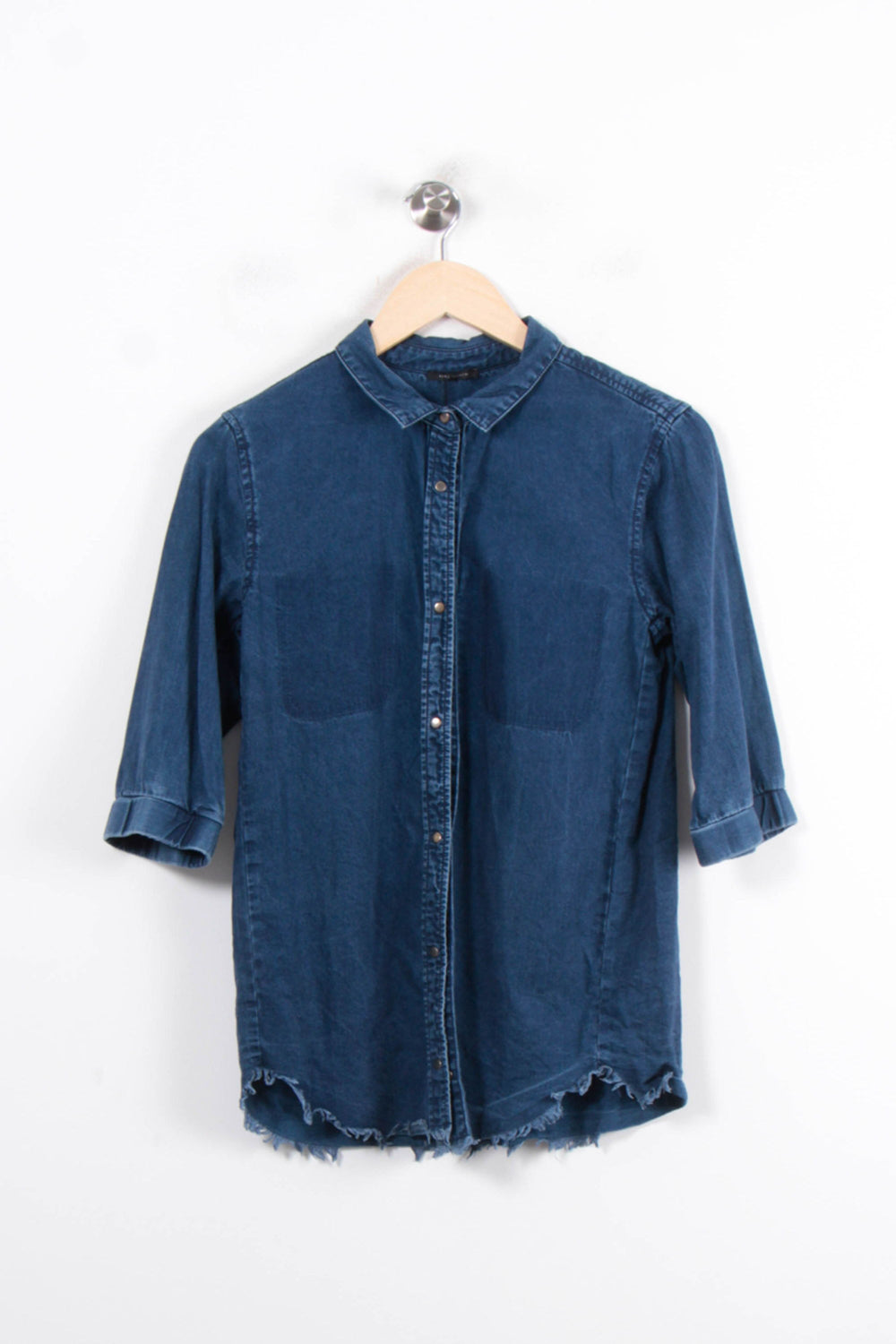 Chemise en Jean Bleue - Taille XS/34 de la marque IKKS | PARAD81168 - Vendu par Paradigme - Image 2