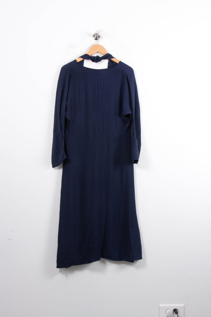 Robe Longue Bleue - Taille S/36 de la marque Sézane | PARAD81169 - Vendu par Paradigme - Image 4
