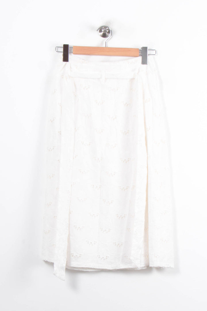 Jupe Longue Blanche - Taille XS/34 de la marque Sézane | PARAD81177 - Vendu par Paradigme - Image 4