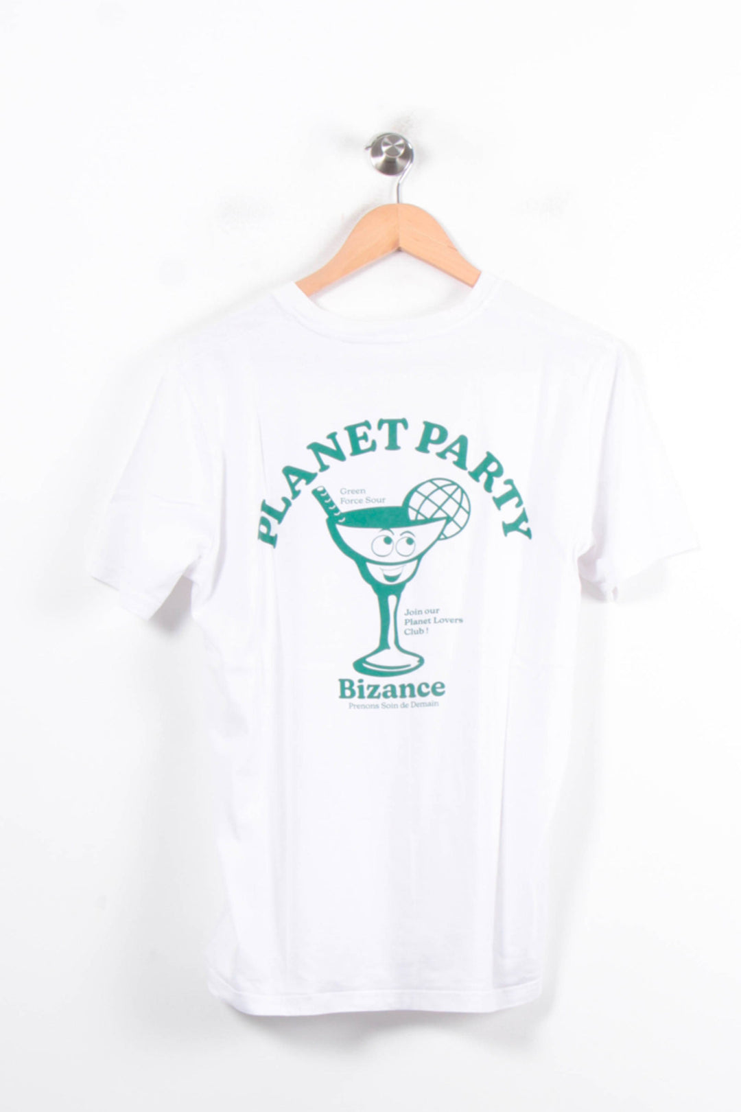 Tee-shirt Blanc - Taille L/40 de la marque Bizance | PARAD81181 - Vendu par Paradigme - Image 4