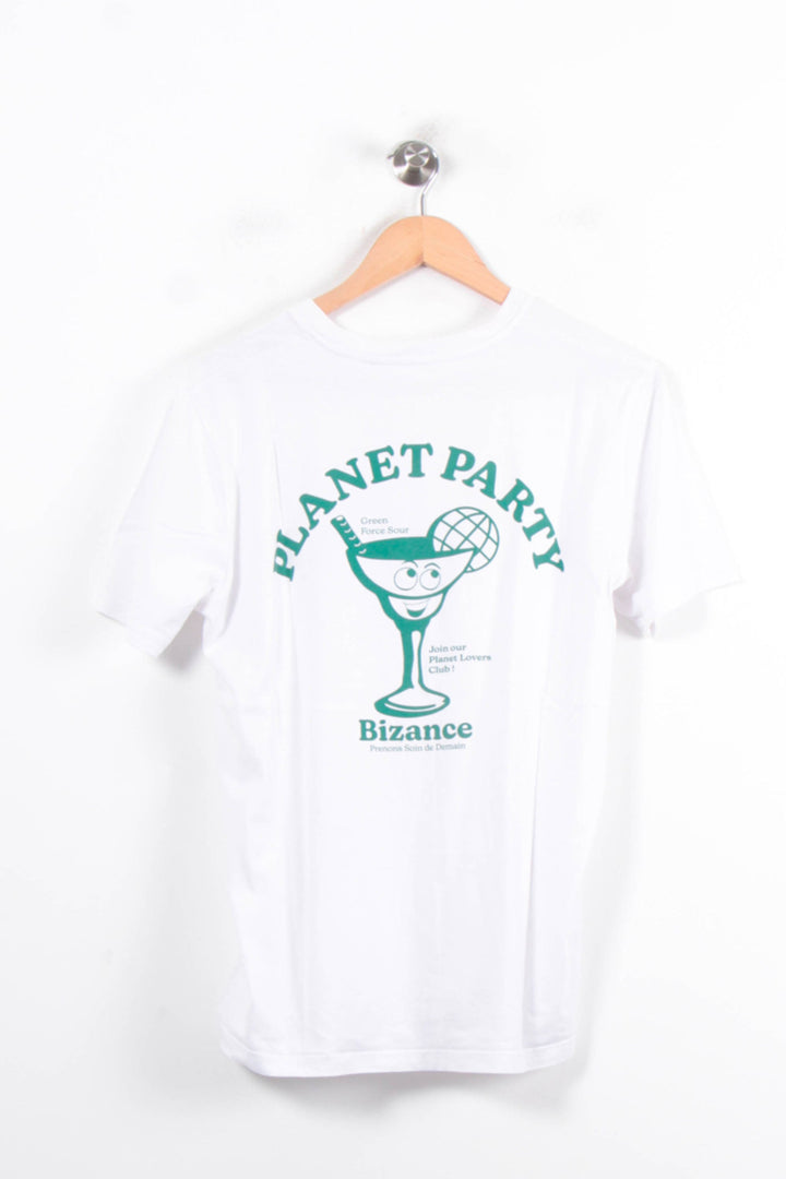 Tee-shirt Blanc - Taille L/40 de la marque Bizance | PARAD81181 - Vendu par Paradigme - Image 4