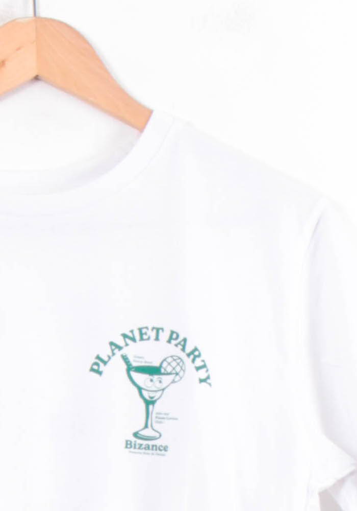 Tee-shirt Blanc - Taille L/40 de la marque Bizance | PARAD81181 - Vendu par Paradigme - Image 3