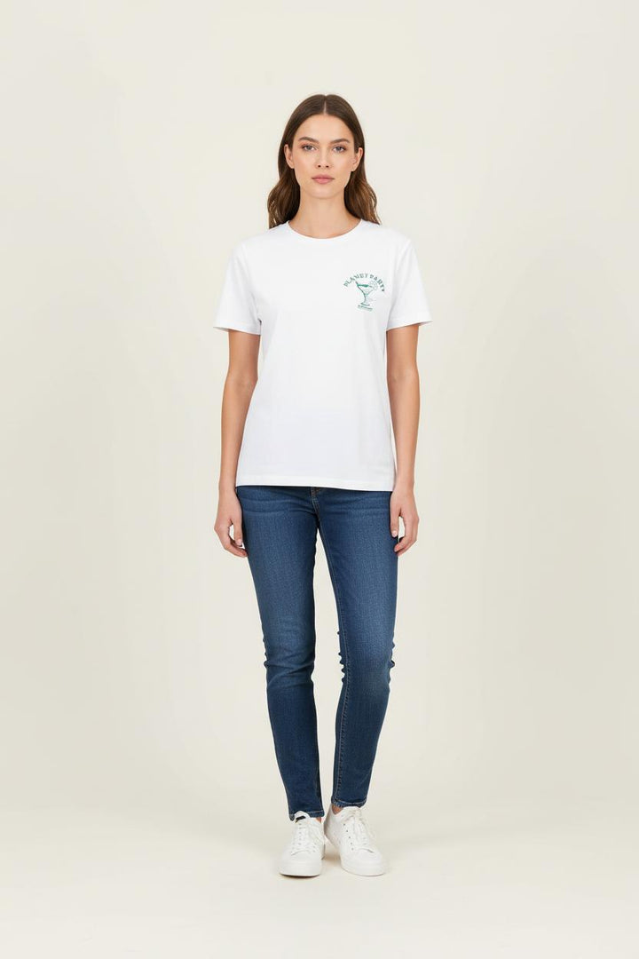 Tee-shirt Blanc - Taille L/40 de la marque Bizance | PARAD81181 - Vendu par Paradigme - Image 1