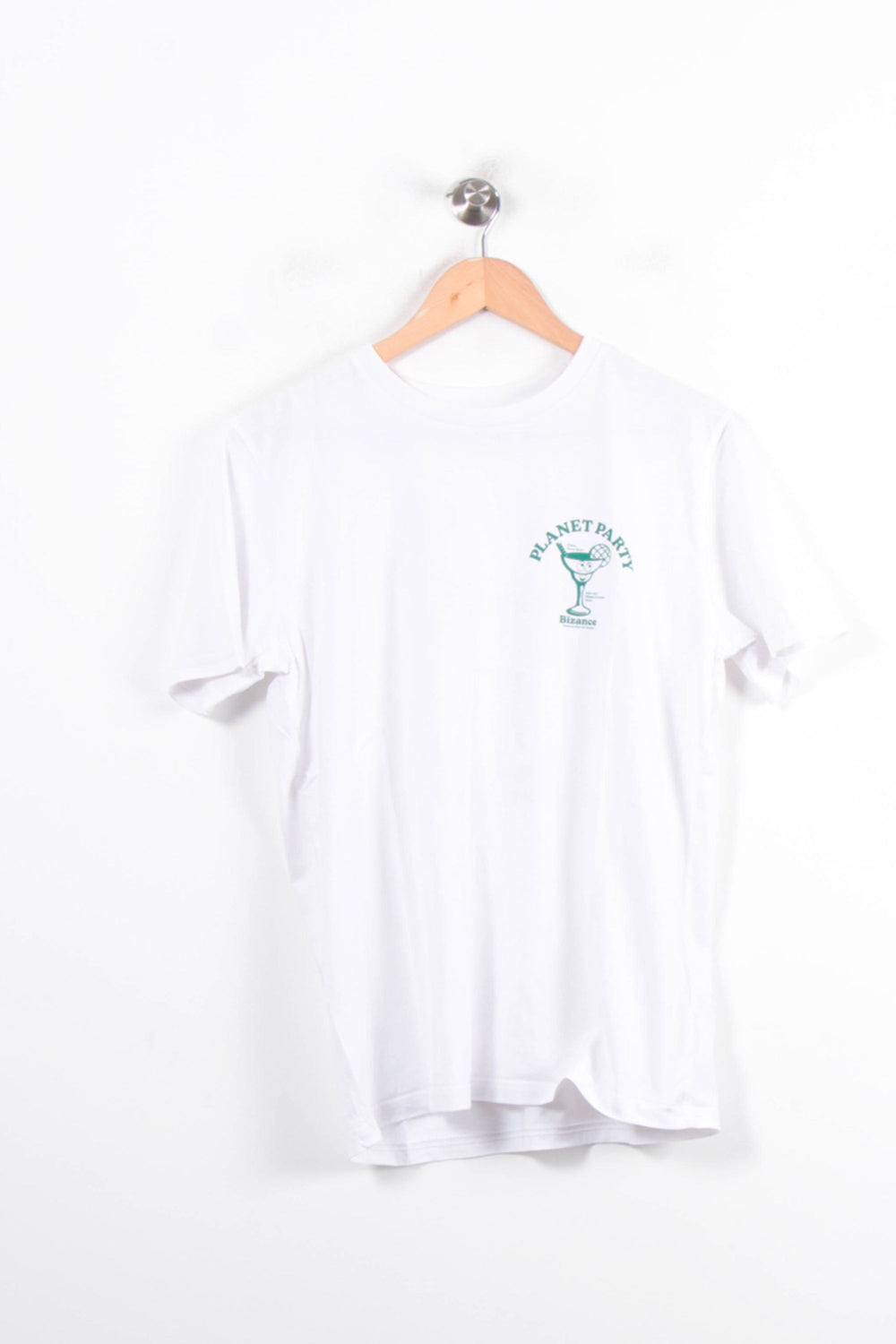 Tee-shirt Blanc - Taille L/40 de la marque Bizance | PARAD81181 - Vendu par Paradigme - Image 2