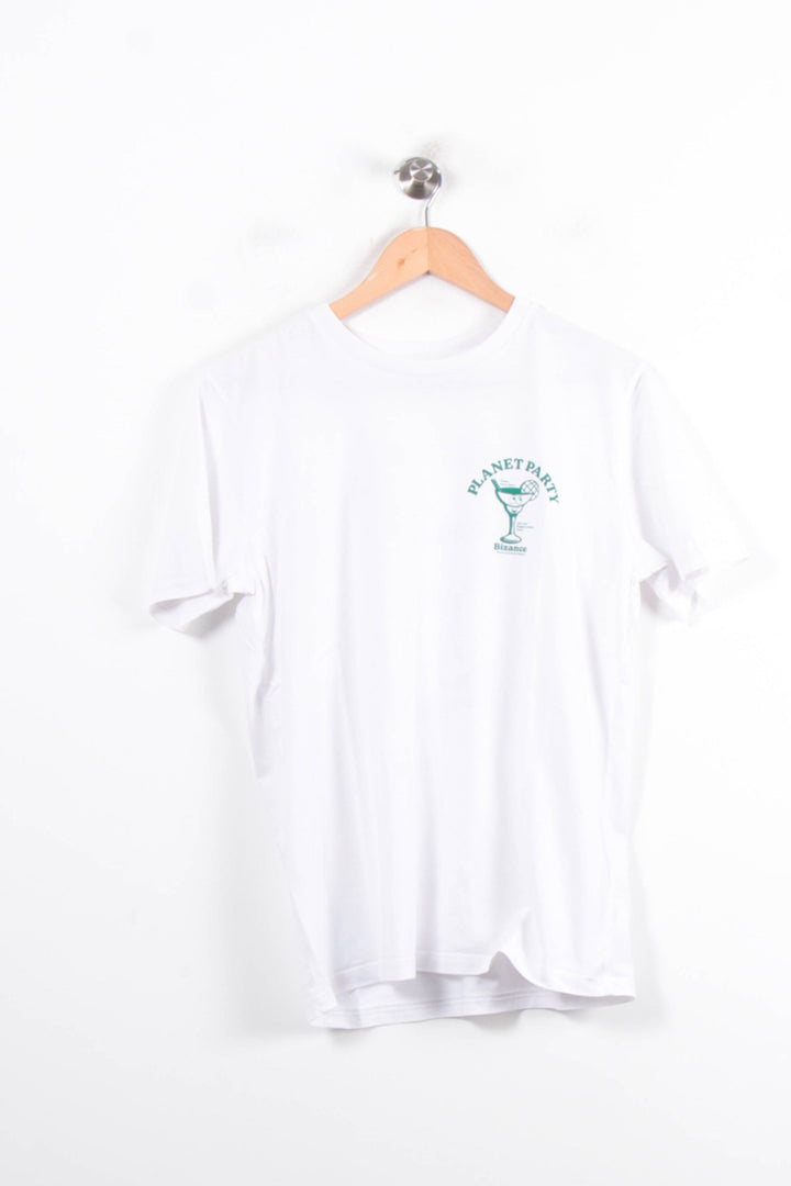 Tee-shirt Blanc - Taille L/40 de la marque Bizance | PARAD81181 - Vendu par Paradigme - Image 2