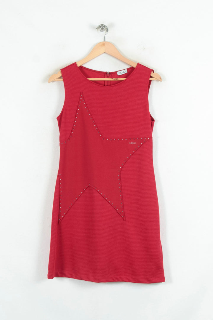 Robe Sans Manches Rouge - Taille L/40 de la marque Liu Jo | PARAD81183 - Vendu par Paradigme - Image 2
