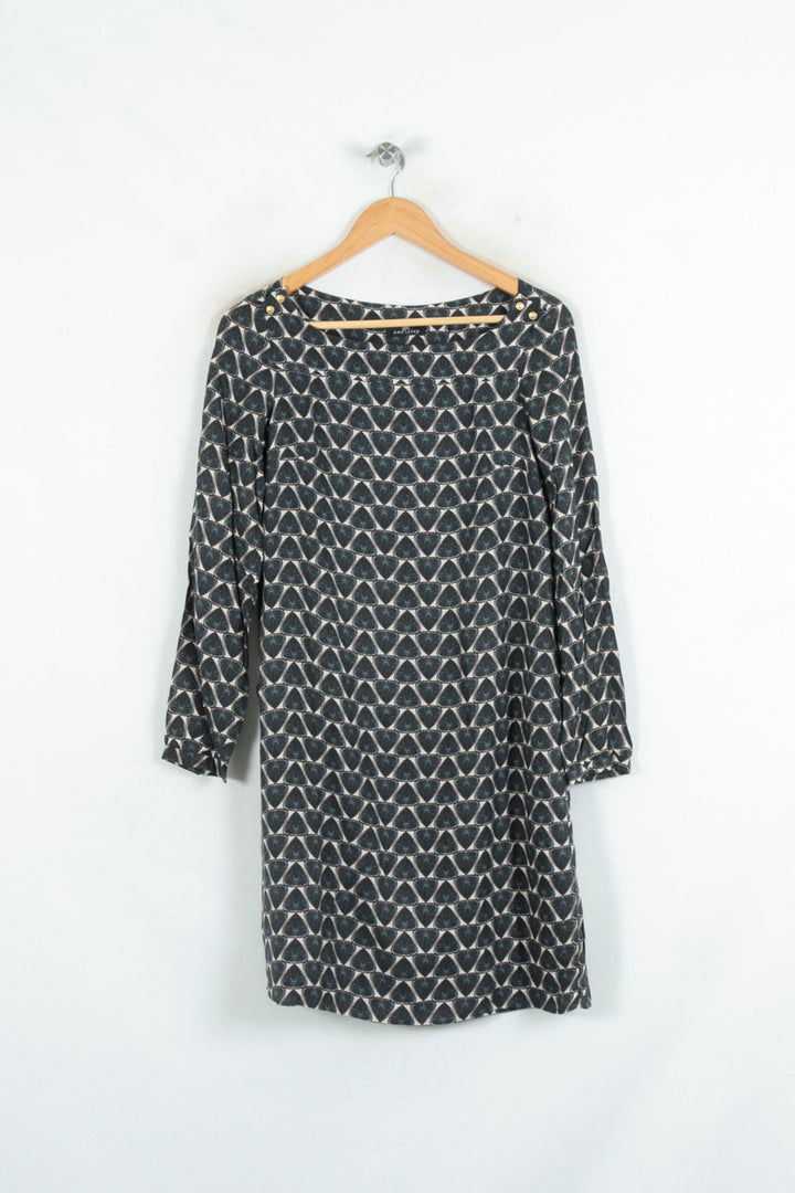 Robe Droite Noire et Blanche - Taille S/36 de la marque One Step | PARAD81185 - Vendu par Paradigme - Image 2