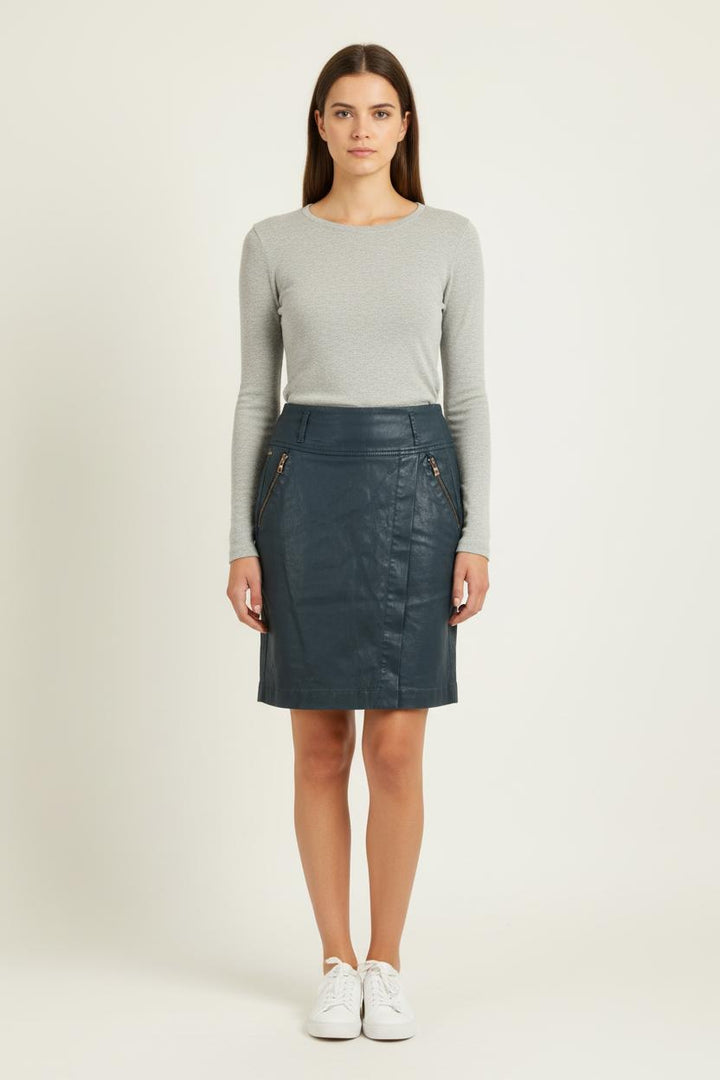 Jupe Courte Bleue - Taille S/36 de la marque One Step | PARAD81191 - Vendu par Paradigme - Image 1