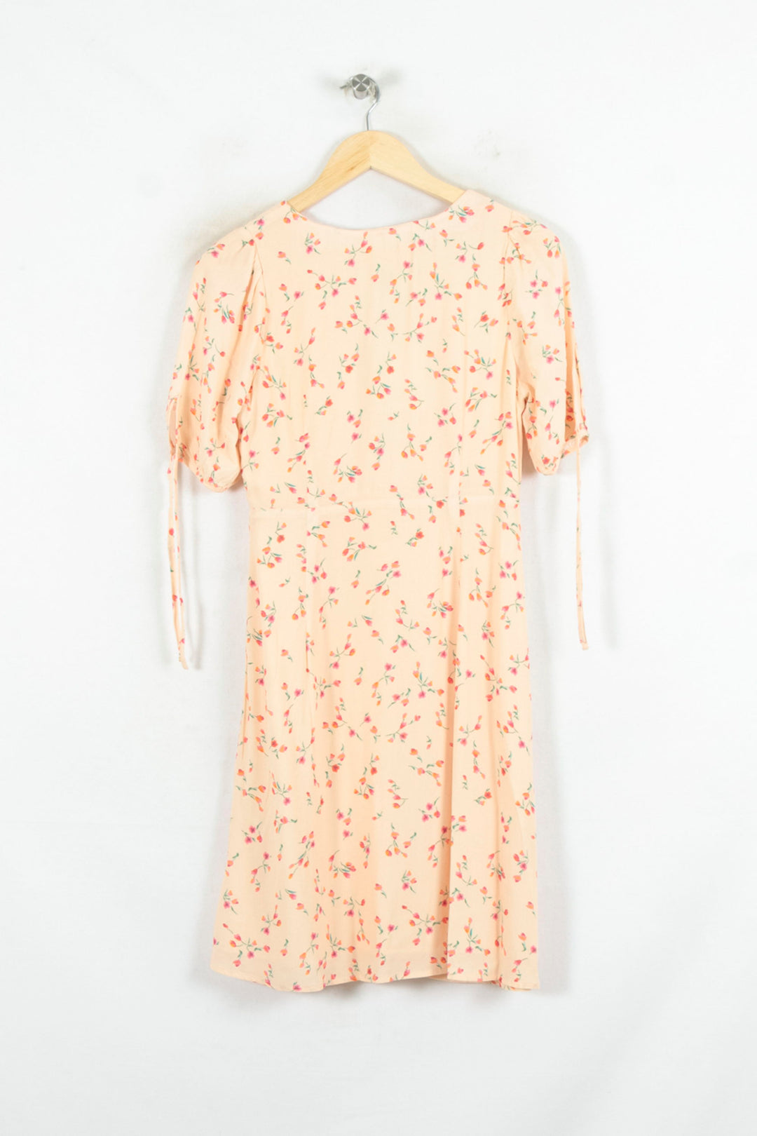 Robe Écrue à Fleurs Roses - Taille XS/34 de la marque Petite Mendigote | PARAD81194 - Vendu par Paradigme - Image 4