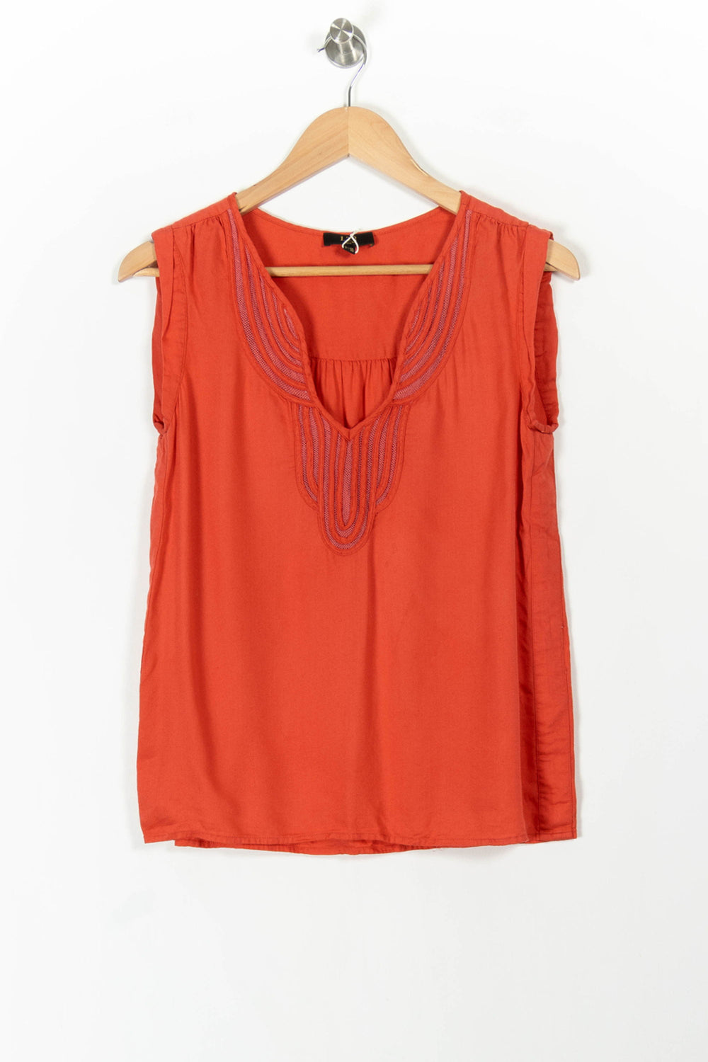 Blouse Rouge - Taille M/38 de la marque Maison 123 | PARAD81199 - Vendu par Paradigme - Image 2