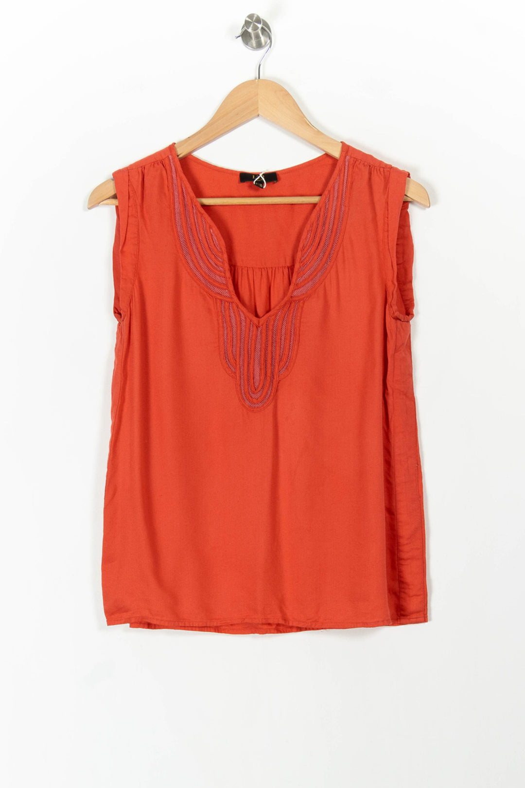 Blouse Rouge - Taille M/38 de la marque Maison 123 | PARAD81199 - Vendu par Paradigme - Image 2