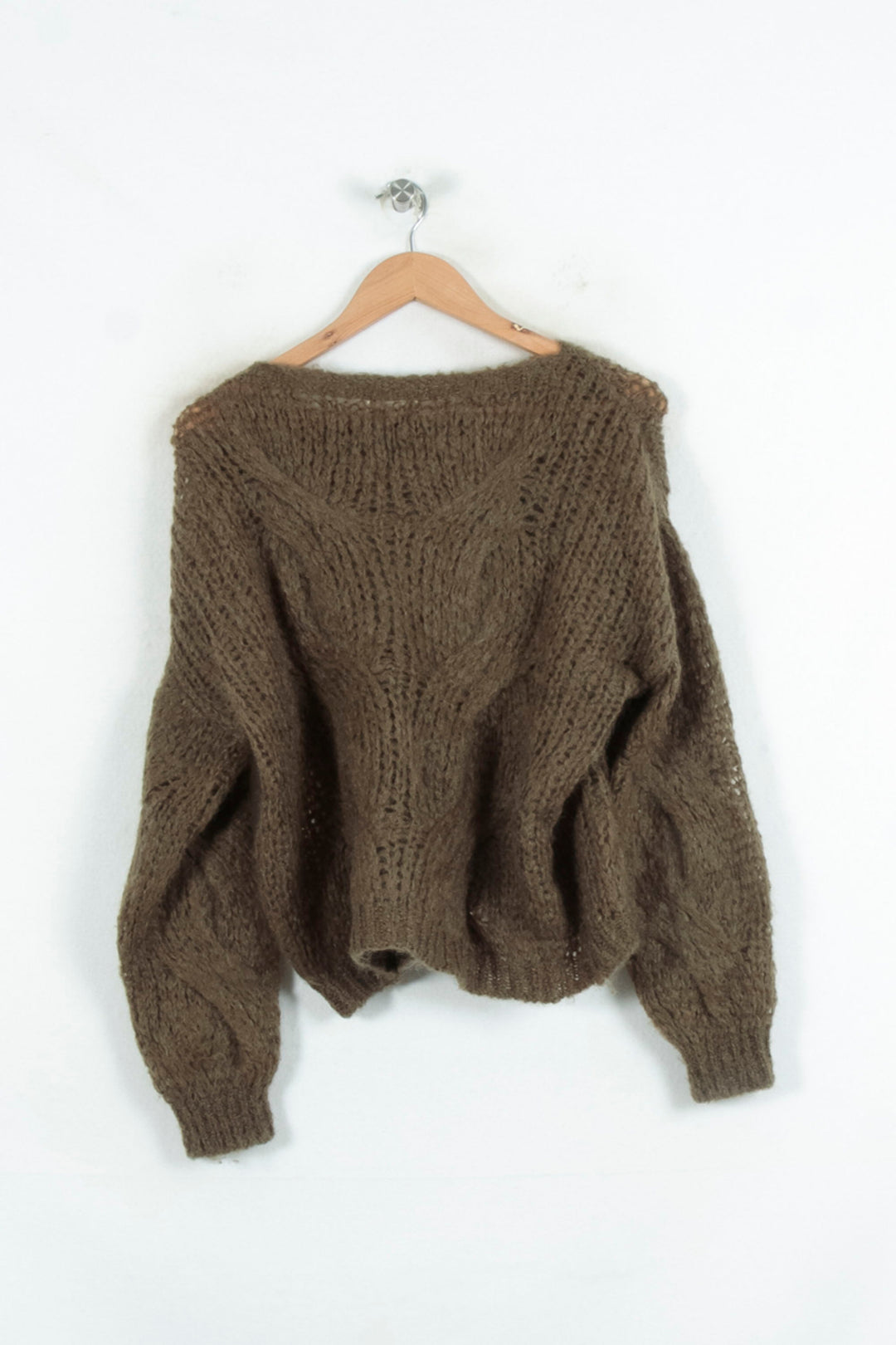 Pull Marron - Taille S/36 de la marque Louise Misha | PARAD81201 - Vendu par Paradigme - Image 4