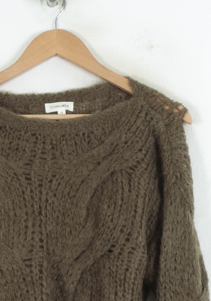 Pull Marron - Taille S/36 de la marque Louise Misha | PARAD81201 - Vendu par Paradigme - Image 3