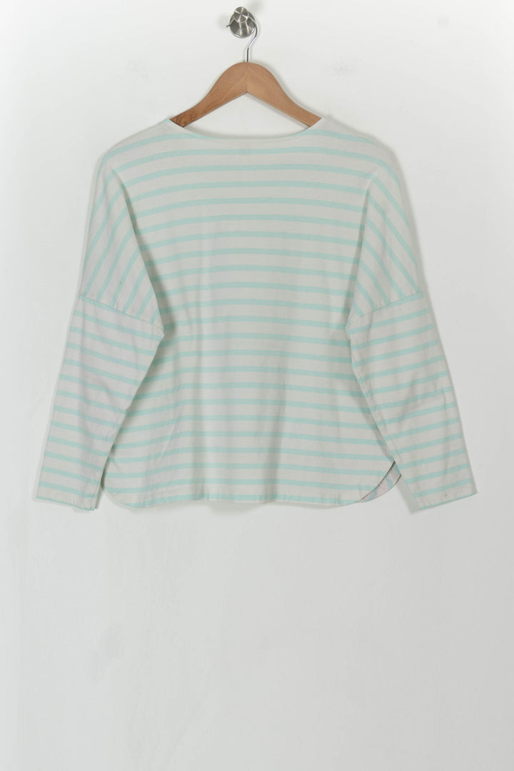 Pull Blanc et Bleu clair - Taille S/36 de la marque Des petits hauts | PARAD81203 - Vendu par Paradigme - Image 4