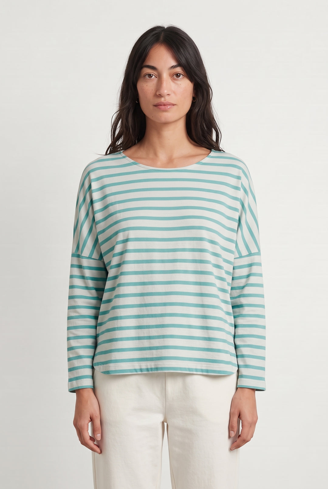 Pull Blanc et Bleu clair - Taille S/36 de la marque Des petits hauts | PARAD81203 - Vendu par Paradigme - Image 1