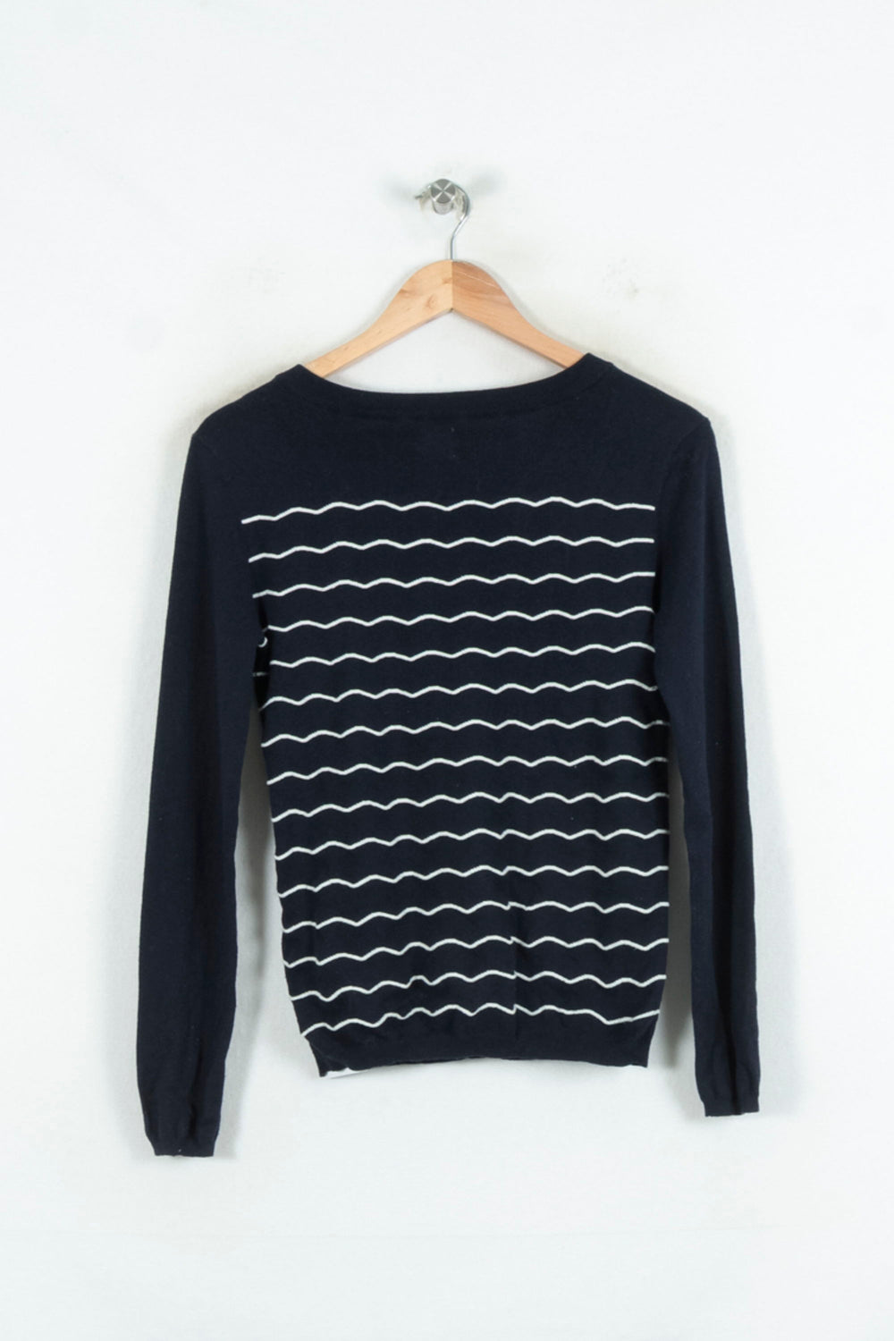 Pull Bleu et Blanc - Taille S/36 de la marque Des petits hauts | PARAD81207 - Vendu par Paradigme - Image 2