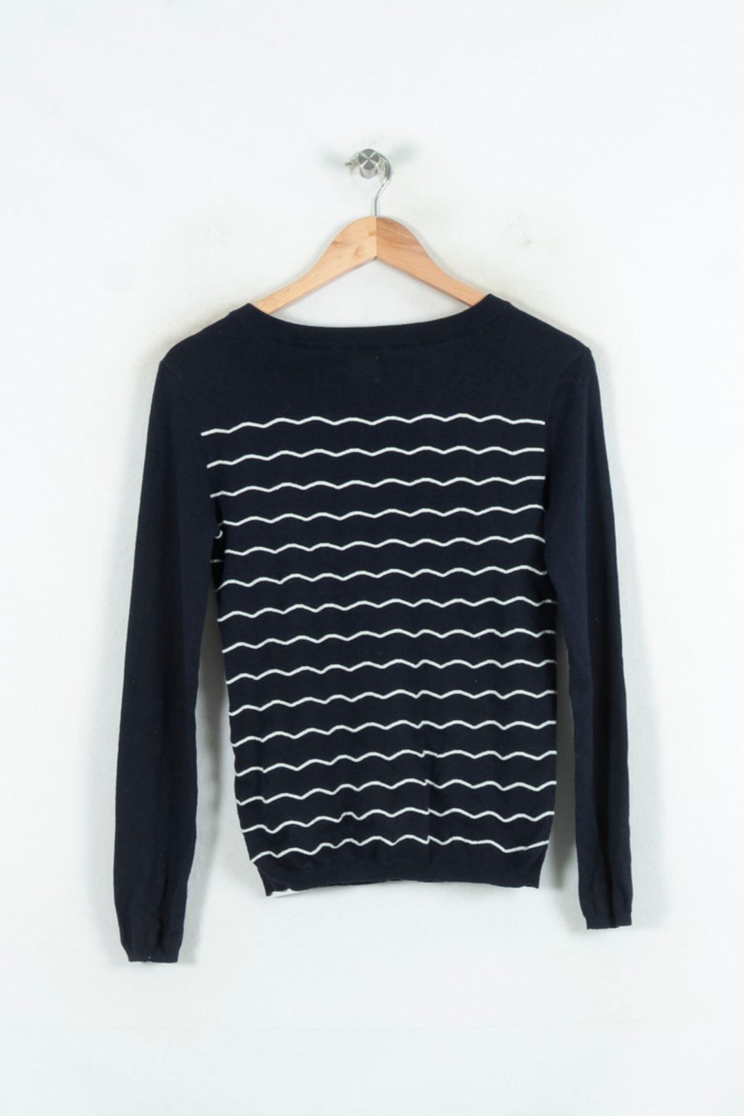 Pull Bleu et Blanc - Taille S/36 de la marque Des petits hauts | PARAD81207 - Vendu par Paradigme - Image 2