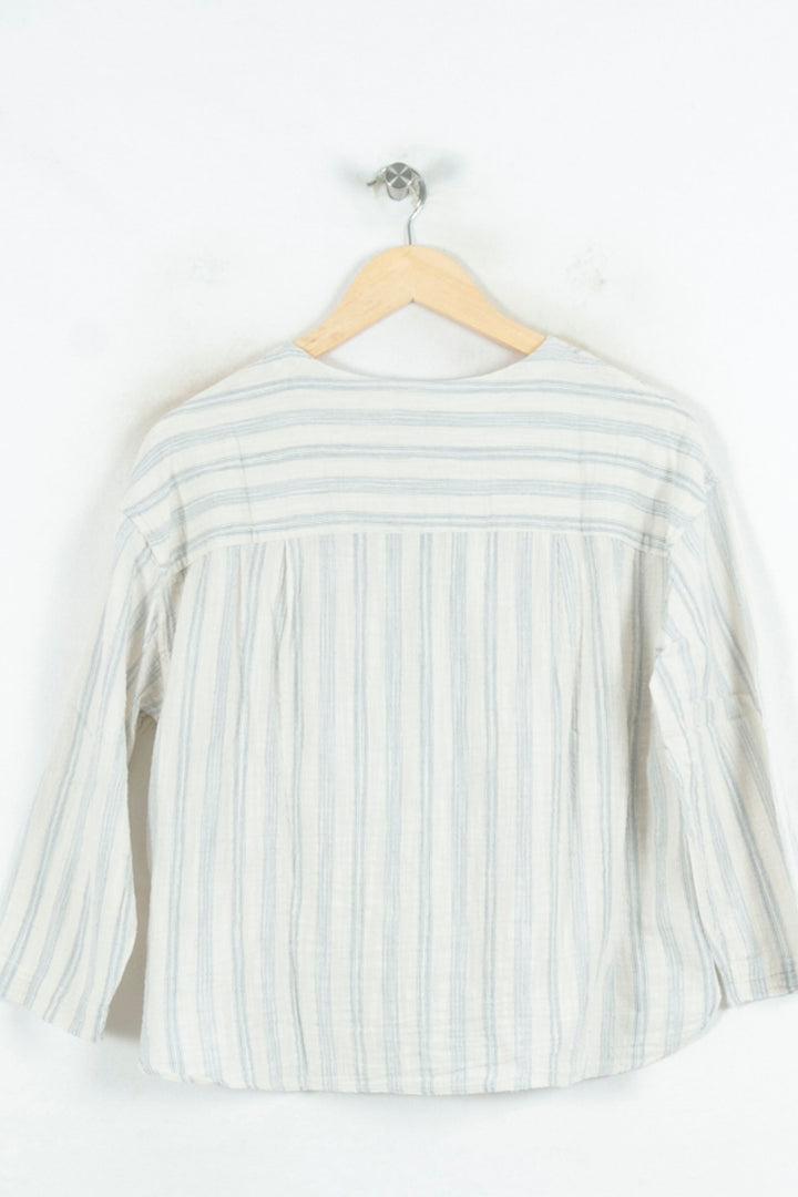 Blouse Blanche et Bleue - Taille S/36 de la marque Pablo | PARAD81214 - Vendu par Paradigme - Image 4