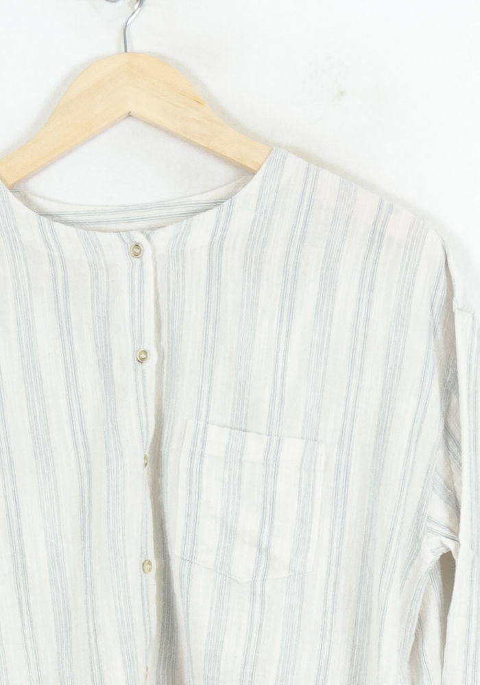 Blouse Blanche et Bleue - Taille S/36 de la marque Pablo | PARAD81214 - Vendu par Paradigme - Image 3