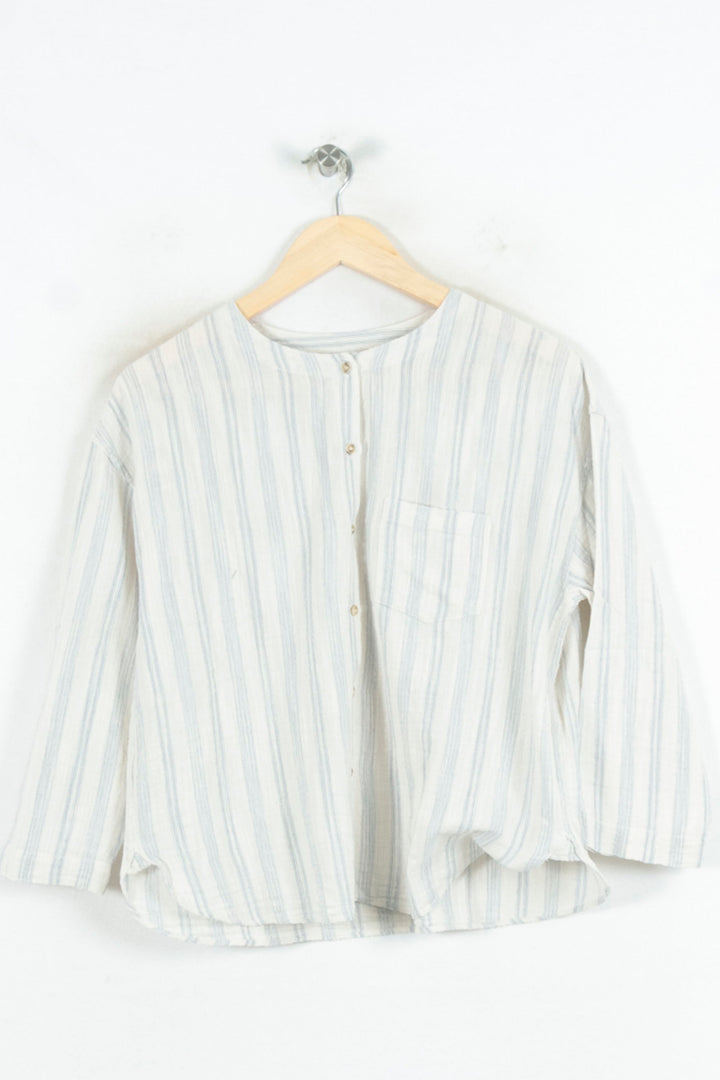 Blouse Blanche et Bleue - Taille S/36 de la marque Pablo | PARAD81214 - Vendu par Paradigme - Image 2