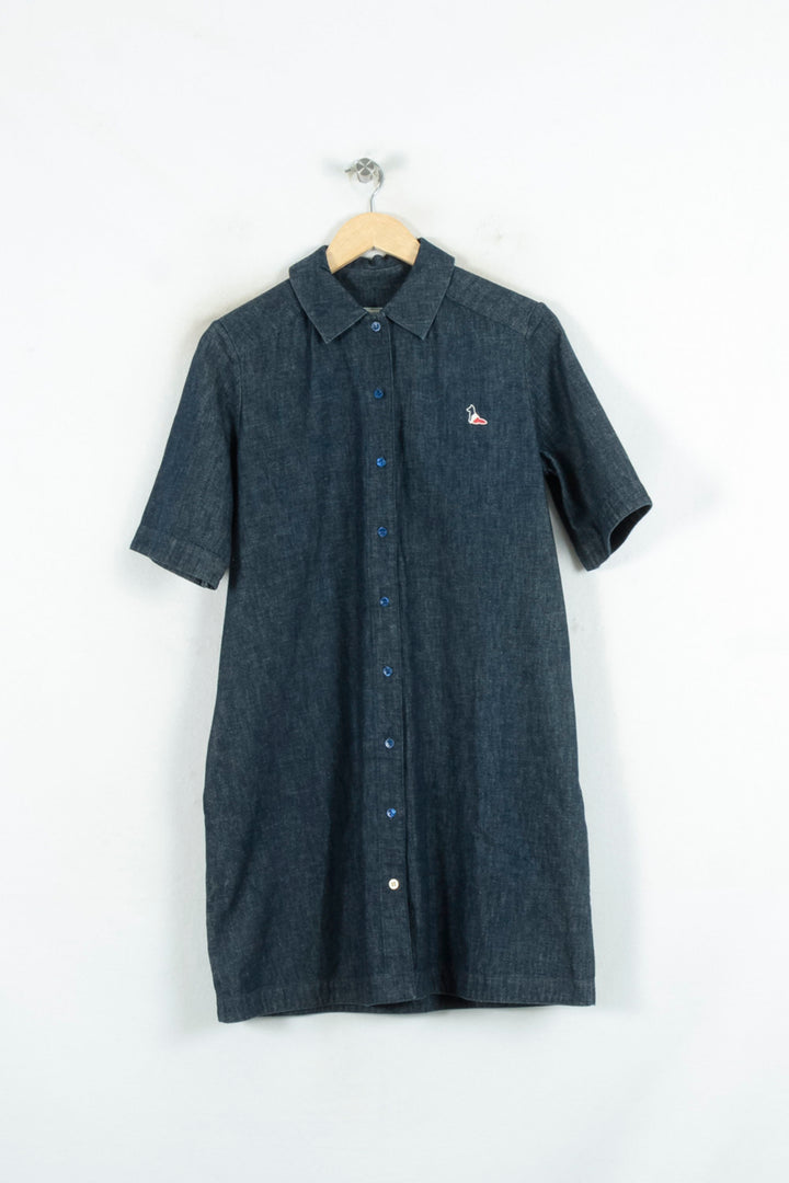 Robe Chemise Bleue - Taille S/36 de la marque Maison Kitsuné | PARAD81222 - Vendu par Paradigme - Image 2